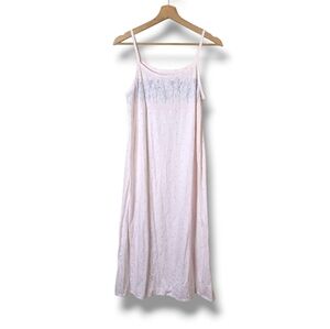 Earth Angels Vintage Pink Nightgown 100% Cotton Dainty Feminine Size S NEW